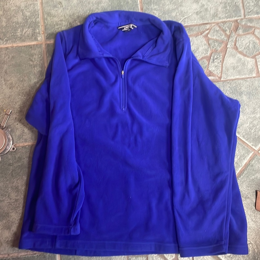 Lands end. 1x fleece zip up.